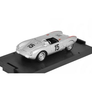 Porsche 550RS #15 Avus 1955 Richad Von Frankenberg 1:43 - Brumm Porsche 550 RS No.15 Avus 1955 Richad Von Frankenberg - kovový model auta