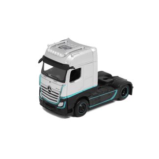 Mercedes Actros 1851 MP4 Gigaspace šedá 1:64 - Maisto Mercedes-Benz Actros 1851 MP 4 - kovový model auta