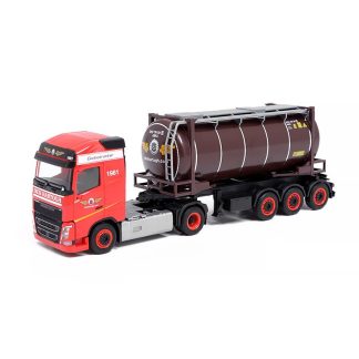Volvo FH GL Výměnný kontejner Den Hartog 1:87 - Herpa Volvo FH Výměnný kontejner Den Hartog - kovový model auta