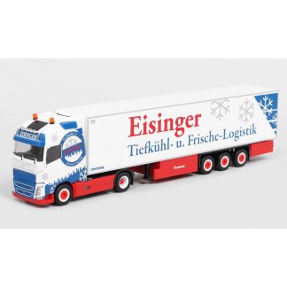 Volvo FH GL XL Eisinger 1:87 - Herpa Volvo FH Globetrotter XL Eisinger - kovový model auta