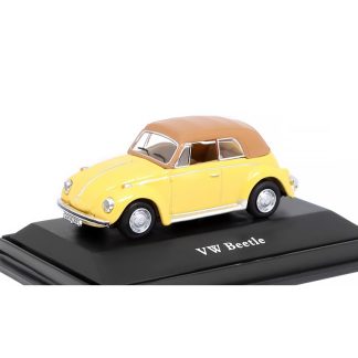 Volkswagen Beetle žlutý 1:72 - Cararama VW Beetle 1/72 - kovové modely