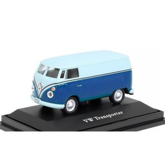 Volkswagen Transporter modrý 1:72 - Cararama VW Transporter - kovové modely aut 1/72
