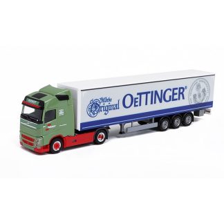Volvo FH GL SZ s návěsem Wandt / Oettinger1:87 - Herpa Volvo FH Globetrotter SZ Oettinger - kovový model auta