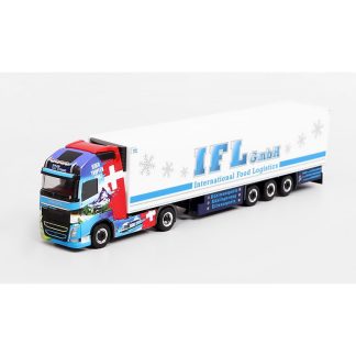 Volvo FH GL XL  IFL  1:87 - Herpa Volvo FH Globetrotter XL s chlaďákem IFL - kovový model auta