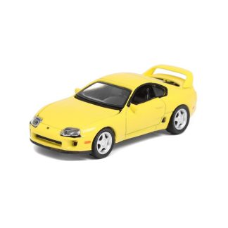 Toyota Supra 1996 žlutá 1:64 - Auto World Toyota Supra Asia Special Edition - kovový model auta
