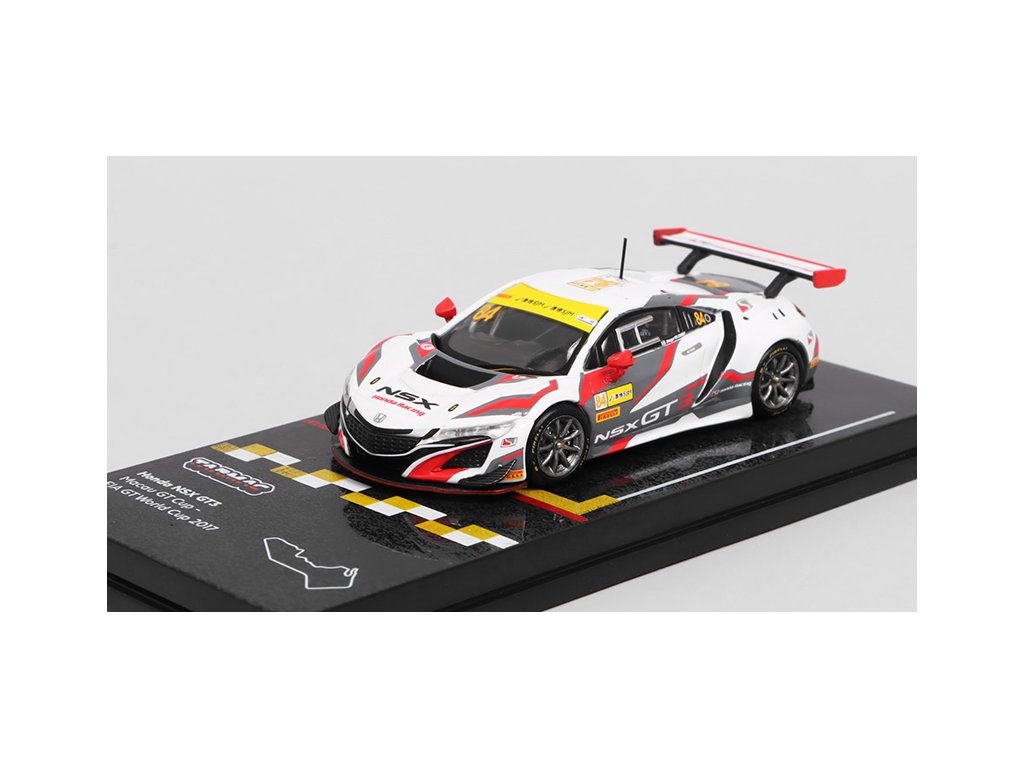 Honda NSX GT3 #84 Macau FIA GT World Cup 2017 1:64 - TARMAC Models Honda NSX GT3 No.84 Macau GT Cup - FIA GT World Cup 2017 - kovový model auta 1/64