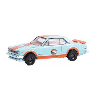 Nissan Skyline 2000 GT-R 1971 Gulf 1:64 - GreenLight Nissan Skyline 2000 GTR Gulf Oil Special Edition - model auta