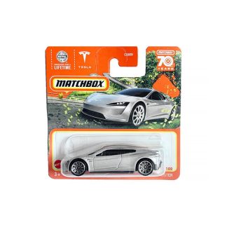 Tesla Roadster 1:64 - MATCHBOX Tesla Roadster elektromobil - model auta 1/64