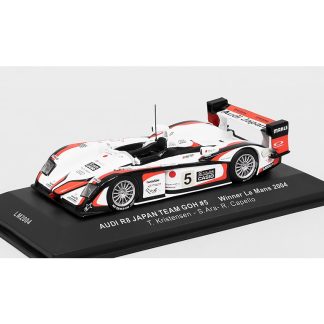 Audi R8 Japan Team GOH #5 Winner Le Mans 2004 1:43 - IXO Models Audi R8 Japan Team GOH N5 Winner 24h Le Mans 2012 Kristensen / Ara / Capello - kovový model