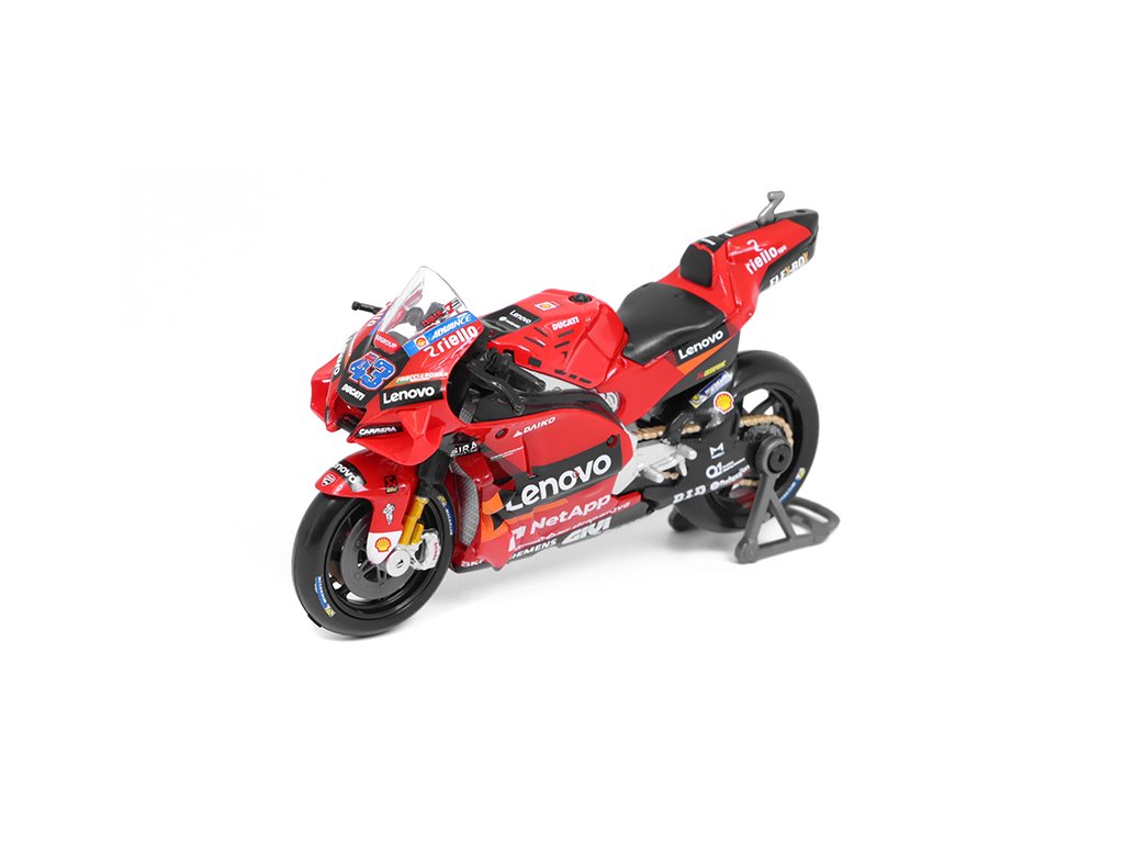 Ducati Desmosedici GP 2022 #43 Lenovo Team Jack Miller 1:18 - Maisto Ducati Desmosedici GP22 No.43 Lenovo Team Miller - model motorky