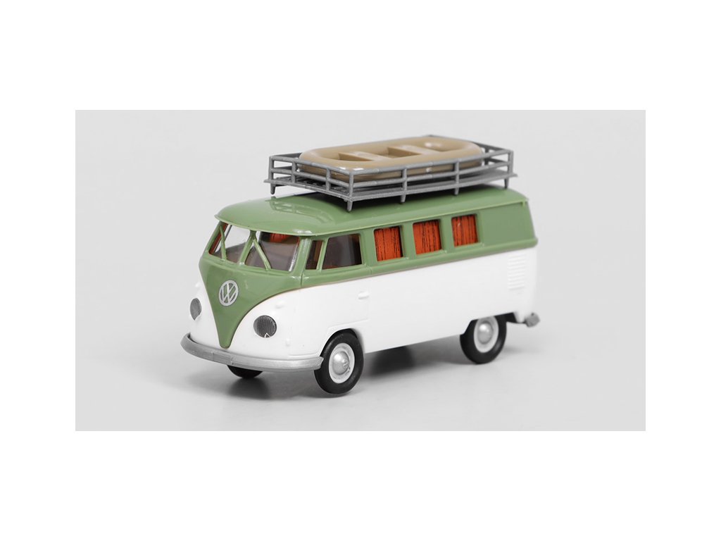 Volkswagen T1b Camper 1:87 - Brekina VW T1 b Camper - kovový model auta