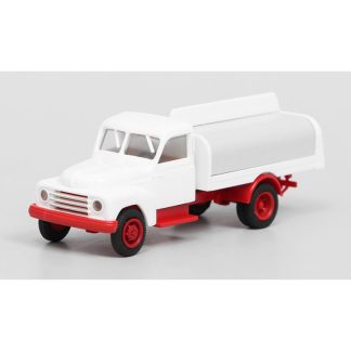 Hanomag L28 bílá 1:87 - Brekina Hanomag L 28 - kovový model auta