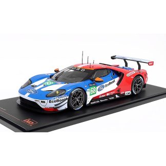 Ford GT #68 24h Le Mans 2017 J.Hand / D.Muller 1:18 - IXO Models BAZAROVÉ ZBOŽÍ Ford GT 3.5L Turbo N68 24h Le Mans 2017 J. Hand / T. Kanaan / D. Muller - kovový model auta