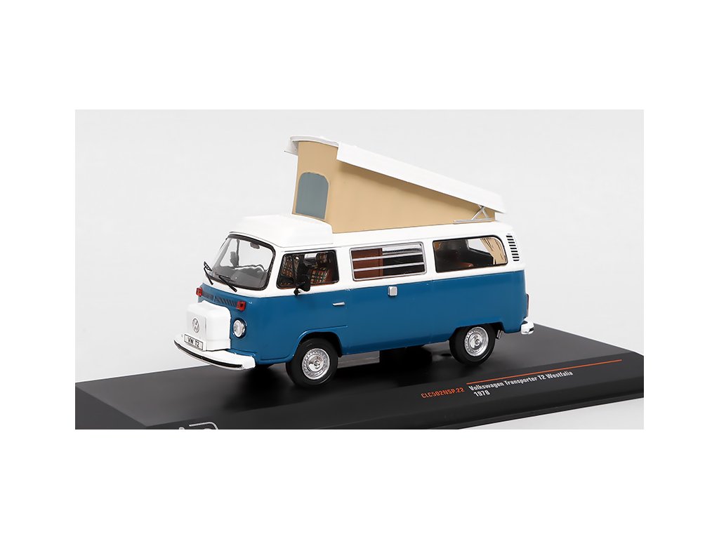 Volkswagen Type 2 T2 Westfalia 1978 1:43 - IXO Models VW T2 Westfalia 1978 - kovový model auta