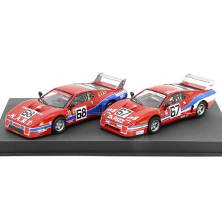 Ferrari 512 BB LM #67 #68 Daytona 24h 1979 s figurkami řidičů 1:43 - Best Model Sada 2 ks - Ferrari 512 BB LM #67 #68 Daytona 24 h 1979 s figurkami řidičů - kovový model auta