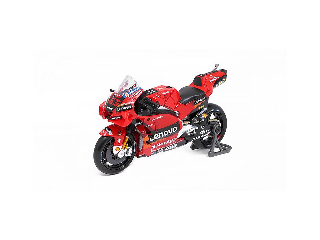 Ducati Desmosedici GP 2022 #63 Lenovo Team F. Bagnaia MotoGP 1:18 - Maisto Ducati Desmosedici GP22 No.63 Lenovo Team F. Bagnaia Moto GP - model motorky