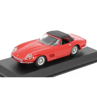 Ferrari 275 GTB/4 Spyder Nart 1967 červená 1:43 - Best Model Ferrari 275 GTB-4 Spyder Nart 1967 - kovový model auta