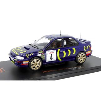 Subaru Impreza 555 #4 Rallye Tour de Corse 1995 McRae / Ringer 1:24 - IXO Models Subaru Impreza 555 No.4 Rally Tour de Corse 1995 C.McRae/D.Ringer - kovový model auta