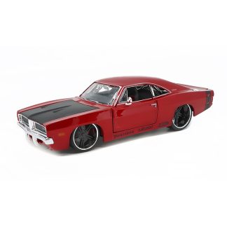 Dodge Charger R/T 1969 červená 1:25 - Maisto Dodge Charger RT 1969 - kovový model auta