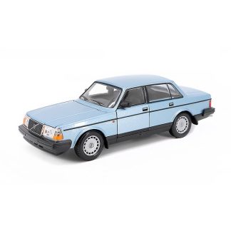 Volvo 240 GL 1986 modrá 1:24 - Welly Volvo 240-GL 1986 1:24 - kovoý model auta