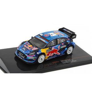 Ford Puma Rally1 #7 Rallye Monte-Carlo 2023 Loubet / Gilsoul 1:43 - IXO Models Ford Puma Rally 1 No.7 Rally Monte Carlo 2023 P-L.Loubet / N.Gilsoul - kovový model auta