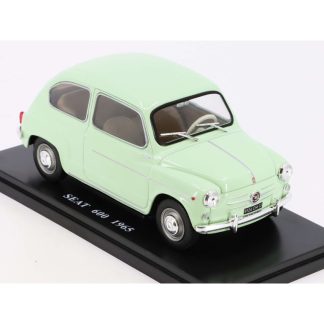 Seat 600 1965 1:24 časopis s modelem Seat Fiat 600 1965 - kovový model