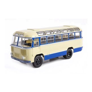 PAZ 652 1:43 - MODIMIO - Naše autobusy časopis s modelem #53 Autobus PAZ-652 - kovový model autobusu