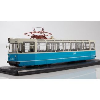 Tramvaj LM-68 modrý 1:43 - SSM LM 68 tramvaj 1:43 - kovový model