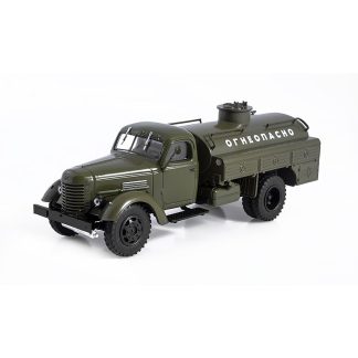 ACM 4 150 ZIS 150 1:43 - MODIMIO časopis s modelem Legendární náklaďáky SSSR #78 ACM-4150 ( ZIS-150 ) Hořlavina - kovový model auta