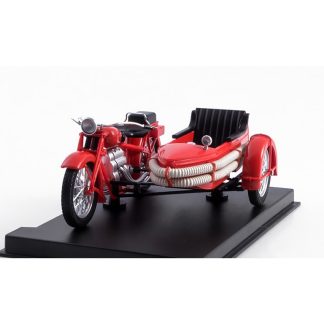 L-600 hasičský 1:24 MODIMIO Naše Motocykly časopis s modelem Speciální vydání #3 L-600 Hasiči - model motorky