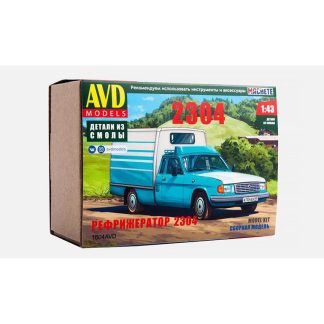GAZ 2304 refrigerator 1:43 - AVD GAZ-2304 chladírenský vůz - stavebnice AVD