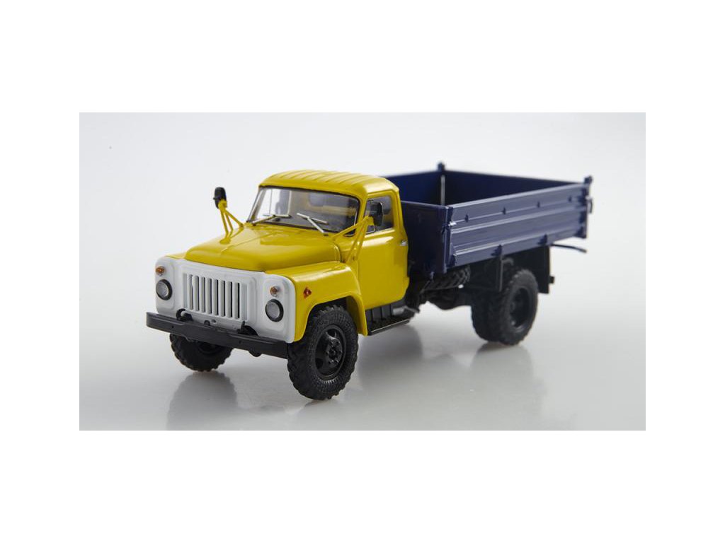 GAZ-53 SAZ-3507 sklápěč - Avtoistoria GAZ 53 SAZ 3507 sklápěč - kovový model auta