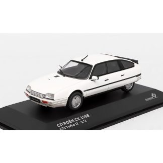 Citroen CX GTi Turbo II 1988 bílá 1:43 - Solido Citroen CX GTI Turbo 2 1988 2.5L - kovový model auta