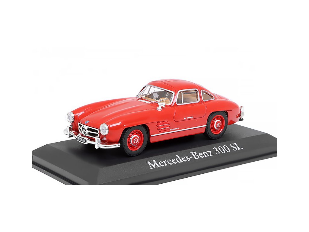 Mercedes-Benz 300 SL 1:43 - Altaya časopis s modelem Mercedes 300SL 1954 - kovový model auta