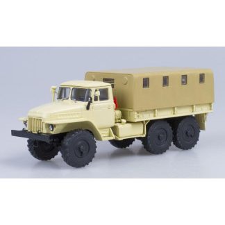 URAL-375D béžový 1:43 - Avtoistoria URAL 375D - kovový model auta