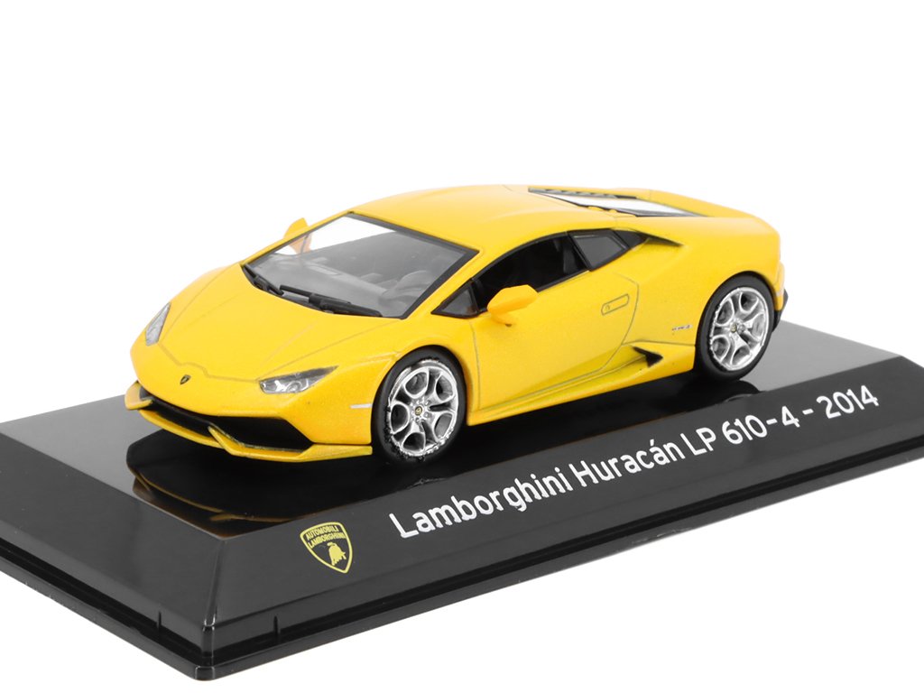 Lamborghini Huracan LP610-4 2014 1:43 - Altaya časopis s modelem Lamborghini Huracan LP 610-4 - kovový model auta
