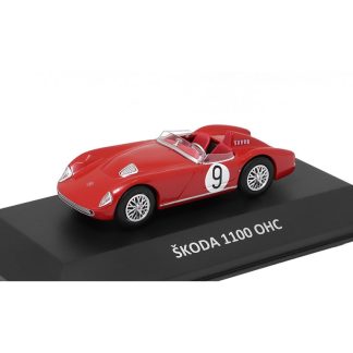 Škoda 1100 OHC 1:43 - Kaleidoskop slavných vozů časopis s modelem #73 Škoda 1100 OHC - kovový model auta