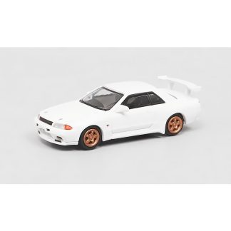 Nissan Skyline GT-R R32 bílá 1:87 - Lang Feng Model Nissan Skyline GTR (R32) - kovový model auta