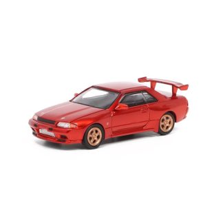 Nissan Skyline GT-R R32 červená 1:87 - Lang Feng Model Nissan Skyline GTR (R32) - kovový model auta
