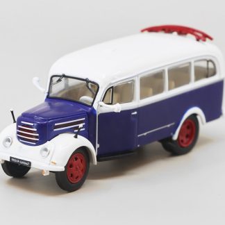 Robur Garant 1:72 - Kultovní autobusy minulé éry časopis s modelem #11 Robur Garant - kovový model auta 1/72