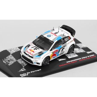 Volkswagen Polo R WRC #8 Rally de Portugal 1:43 - Rallye automobily časopis s modelem #46 VW Polo R WRC No.8 Rallye de Portugal Ogier / Ingrassia - kovový model auta