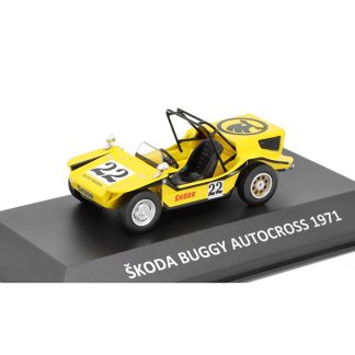 Škoda Buggy Autocross 1971 1:43 - Kaleidoskop slavných vozů časopis s modelem #76 Škoda Buggy Autocross 1971 - DeAgostini - kovový model auta