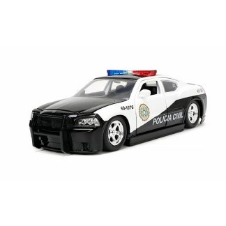 Dodge Charger 2006 Policie z filmu Fast and Furious 1:24 - Jada Toys Dodge Charger Police - Fast and Furious - model auto 1/24