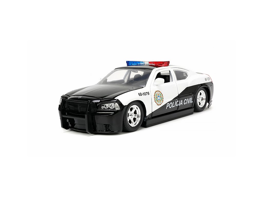 Dodge Charger 2006 Policie z filmu Fast and Furious 1:24 - Jada Toys Dodge Charger Police - Fast and Furious - model auto 1/24