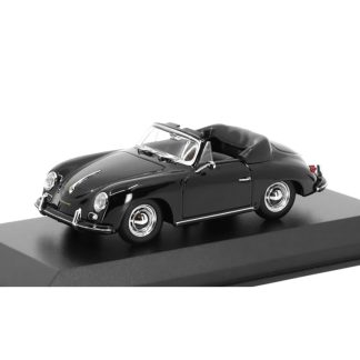 Porsche 356 A Cabriolet 1956 černá 1:43 - MAXICHAMPS Porsche 356A Cabrio 1956 - kovový model auta