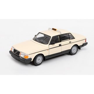 Volvo 240 GL 1986 Taxi Německo 1:24 - Welly Volvo 240-GL 1986 Taxi Germany 1:24 - kovoý model auta