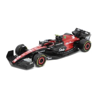 Alfa Romeo C43 #24 F1 team Stake 1:43 - Bburago Alfa Romeo C 43 No.24 F1 team Stake G.Zhou - kovový model auta
