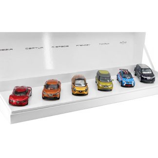 Sada 6ks: Renault Concept Cars 1:43 - NOREV Renault Dezir + Renault Captur + Renault R-Space + Renault Frendzy + Renault Twin Run + Renault Intiale - sada kovových modelů aut