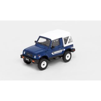 Suzuki Jimny SJ413 modrá 1:64 - BM Creations Suzuki Jimny SJ 413 - kovový model auta