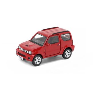 Suzuki Jimny JB43 1988 červená 1:64 - BM Creations Suzuki Jimny jb 43 - kovový model auta